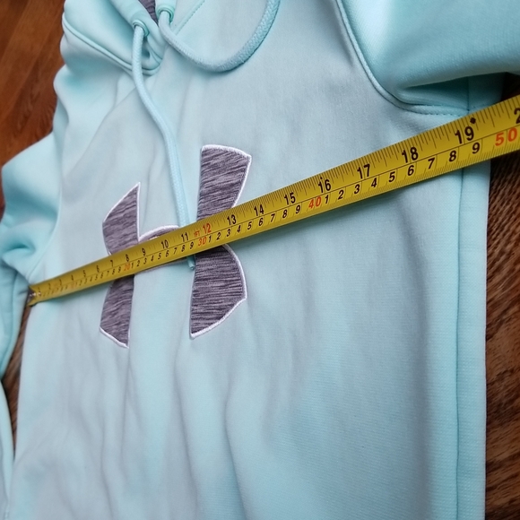 (S) Under Armour Cold Gear Pull On Hoodie Loose Fit Classic Logo Graphic - Picture 6 of 10